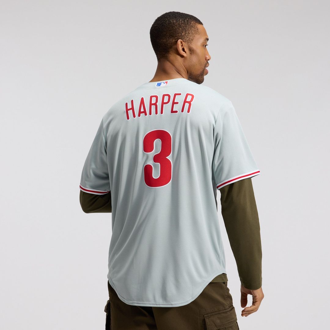 Philadelphia Phillies Bryce Harper Road Replica Jersey (Gray)