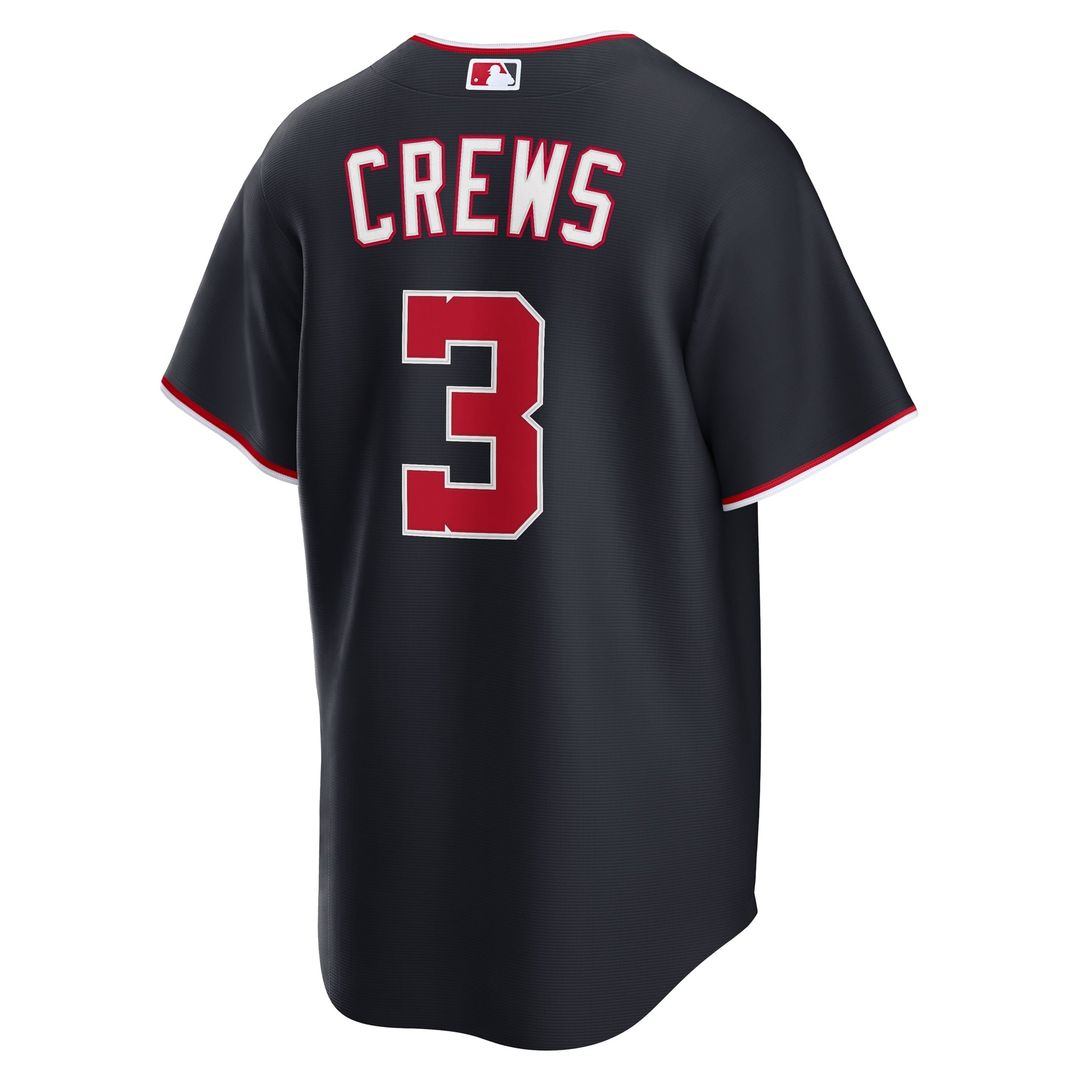 Washington Nationals Dylan Crews Alternate Replica Jersey (Navy)
