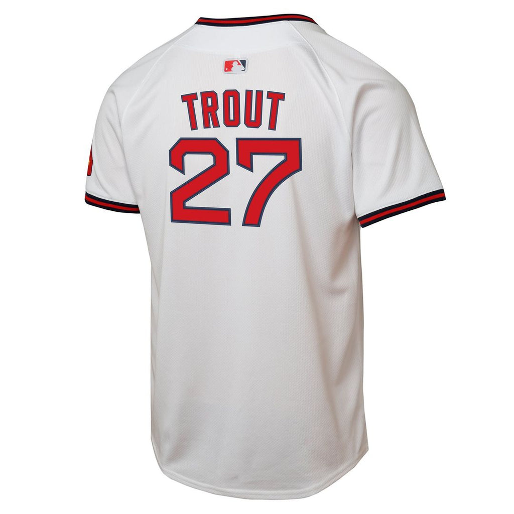 Los Angeles Angels Mike Trout Youth Alternate 2 Limited Jersey (White)
