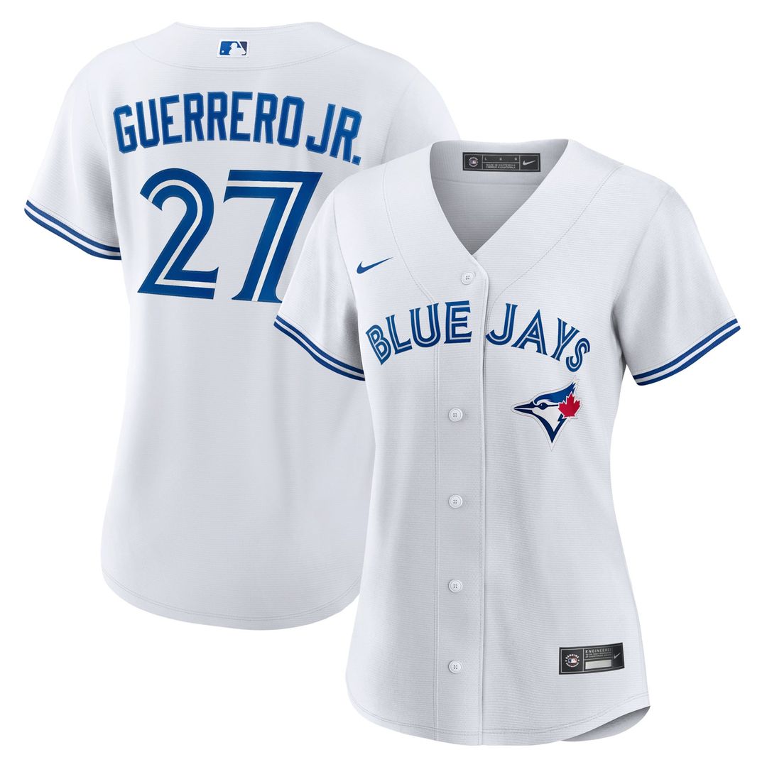Toronto Blue Jays Vladimir Guerrero Jr. Women's Home Replica Jersey (White)