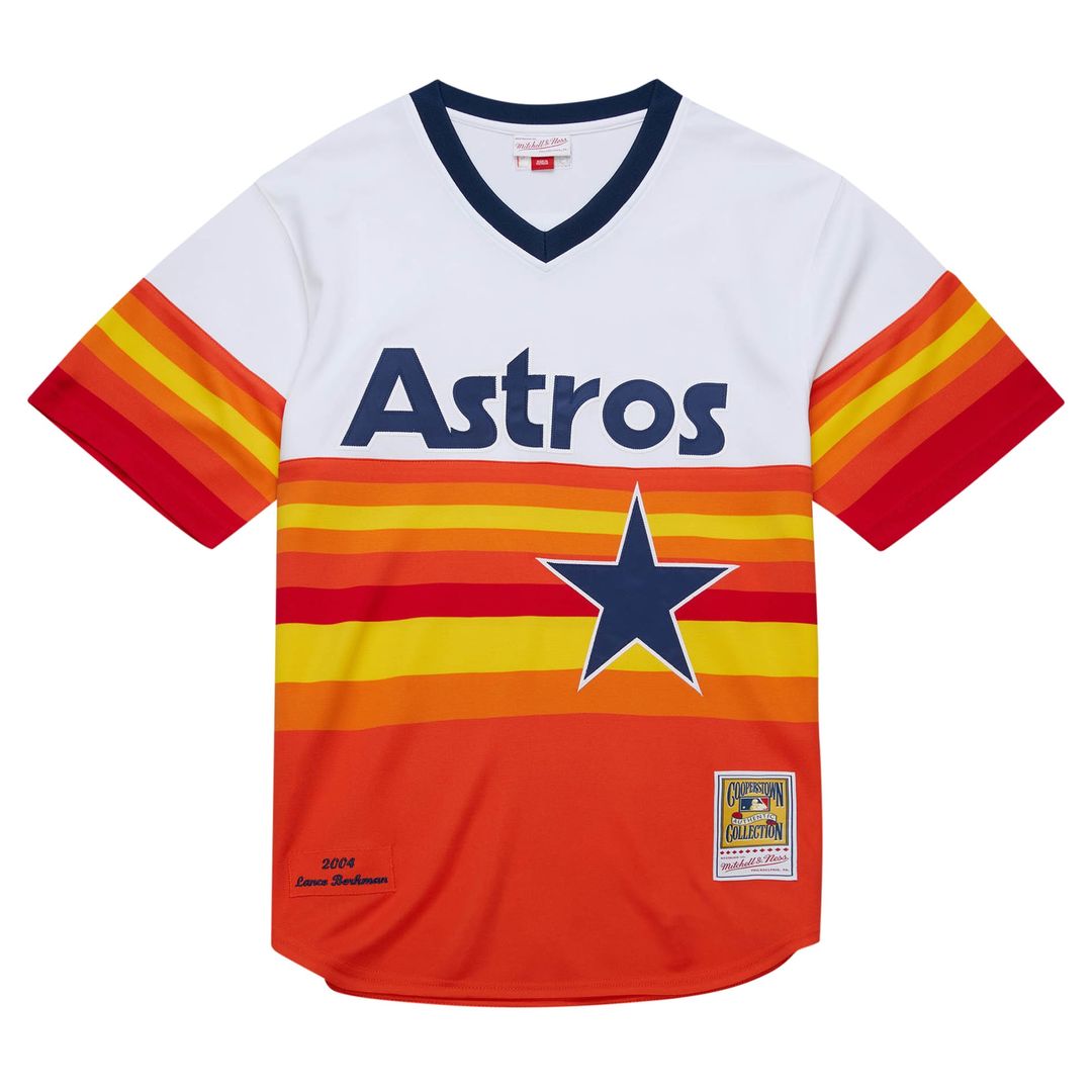 Houston Astros Lance Berkman 2004 Cooperstown Authentic Throwback Jersey (White)