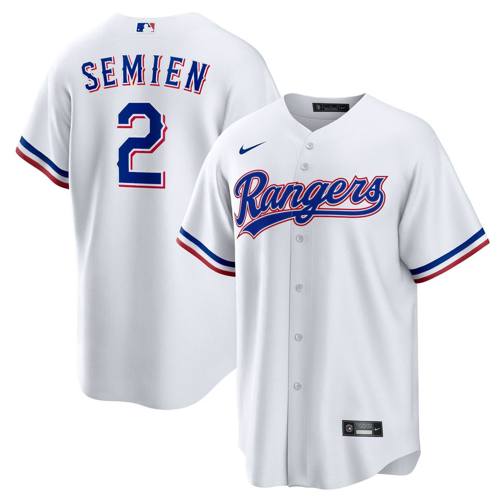 Texas Rangers Marcus Semien Home Replica Jersey (White)