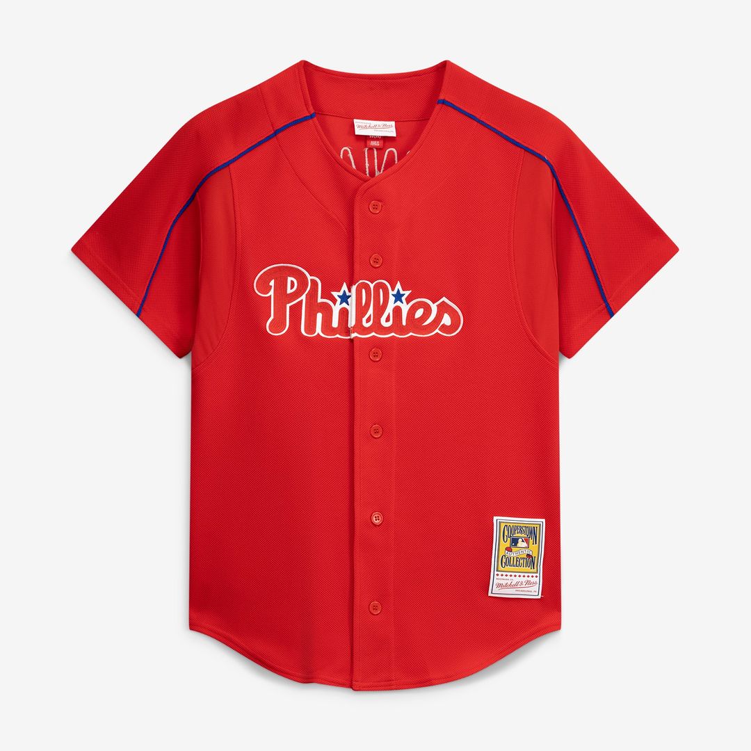 Philadelphia Phillies Ryan Howard Cooperstown Batting Practice Jersey (Red)
